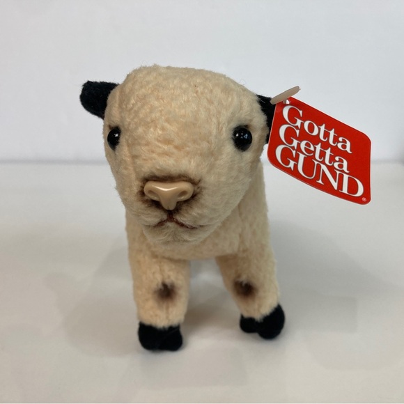 NWT Gund Plushes Goat Donkey Sheep Small Realistic 7” Stuffed Farm Animals 9051 - Picture 8 of 10